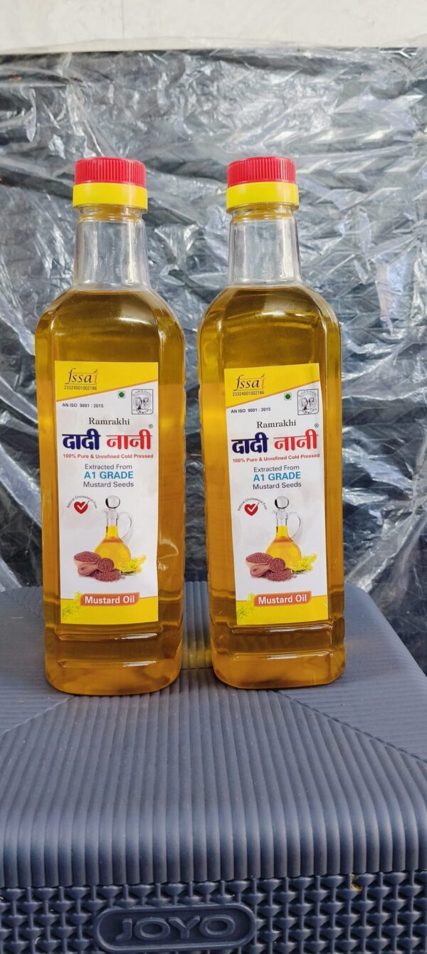 Ramrakhi Dadi Nani Oil – 100% Pure Mustard Oil – Cold Pressed, Natural, Edible & Hair Care - Image 2