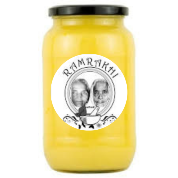 Ramrakhi Dadi Nani A2 Ghee – Pure Desi Cow Ghee from A2 Milk – Traditional Bilona Method – 100% Natural, Ayurvedic, and Chemical-Free